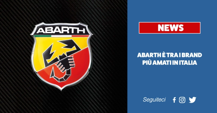 Abarth tra i Brand più amati in Italia