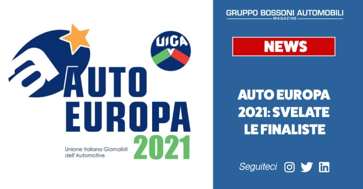 Auto Europa 2021: ecco chi si contenderà il premio